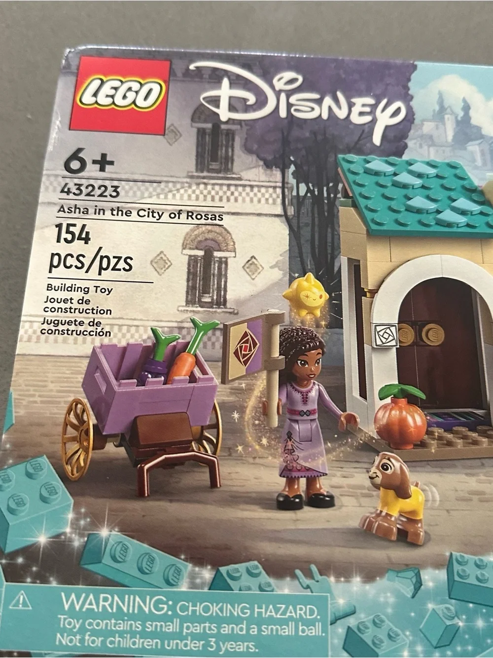LEGO Disney Wish 43223 Asha in the City of Rosas Building Set 154 Pieces NIB